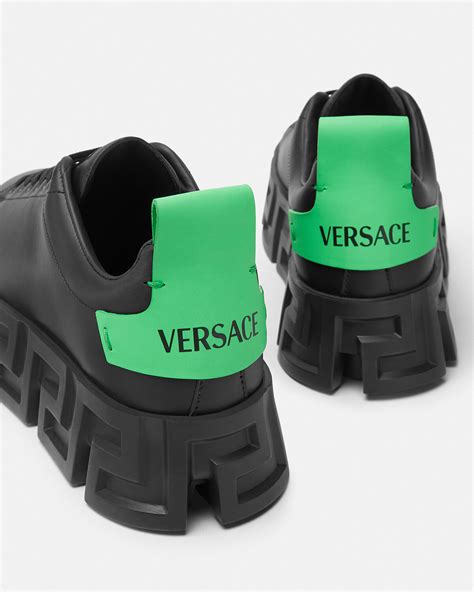 versace black greca labyrinth sneakers|Versace greca labyrinth stockx.